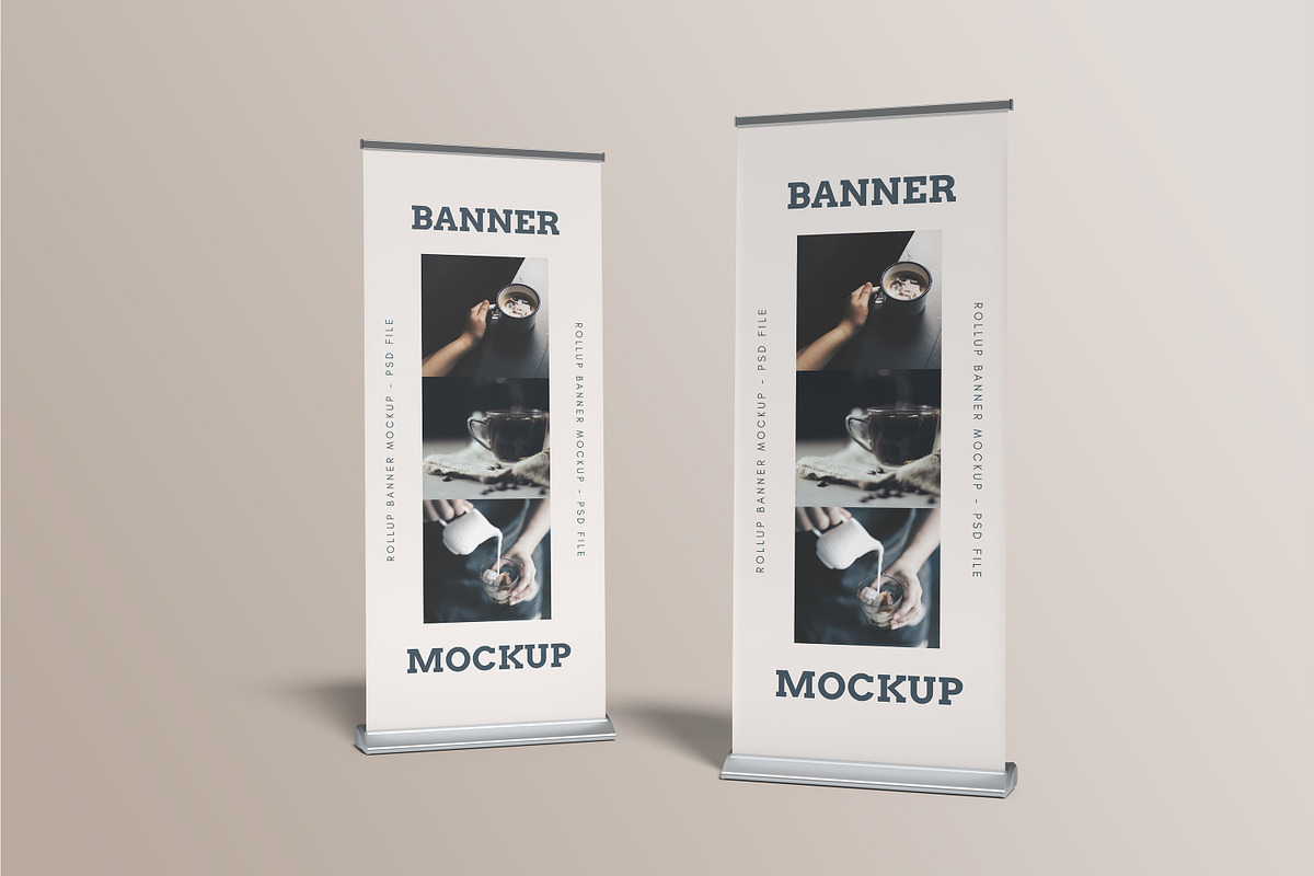 Rollup Banner Mockup, an Advertising Mockup by graphicsecond (Photo 5 of 9)