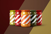 Jam Jar Mockup Set | Label Design, a Cups & Container Mockup by Deeplab (Thumbnail 3 of 15)