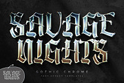 Gothic Chrome Text Effects, a Layer Style Add-On by Andrew Skoch Design (Thumbnail 8 of 8)