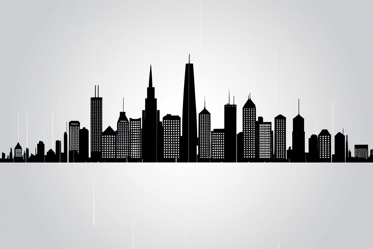 Modern City Skyline Vector Bundle, an Illustration by abu67222 (Photo 5 of 7)