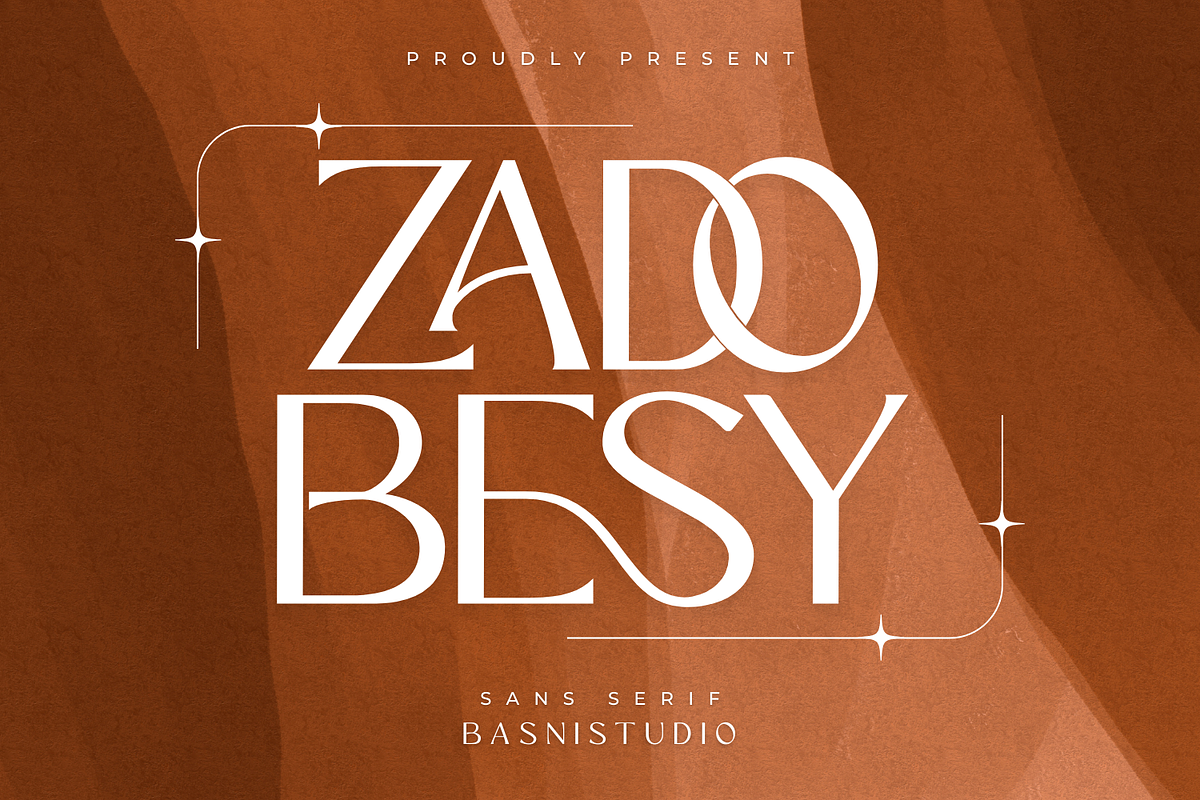 ZADOBESY Sans Serif Font, a Sans Serif Font by Basnistudio (Photo 1 of 12)