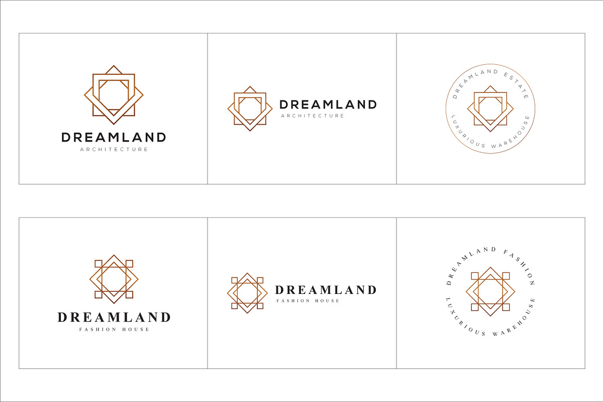 300 Geometric Premade Logo Bundle, a Branding & Logo Template by XpertgraphicD (Photo 24 of 63)