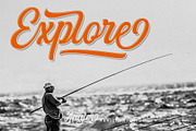 Angler//Modern Script Font, a Script Font by HanzelSpace Studio (Thumbnail 9 of 10)