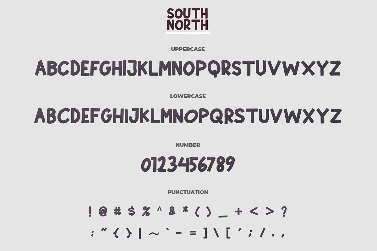 SOUTH NORTH || Display Font, a Script Font by Analogous (Photo 10 of 12)