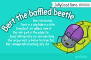 JollyGood Sans Condensed Basic Pack, a Script Font by Letradora (Thumbnail 6 of 6)