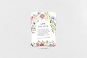 Watercolor Hand-painted Pale Flowers, a Decorative Illustration by GraphicsDish (Thumbnail 4 of 4)