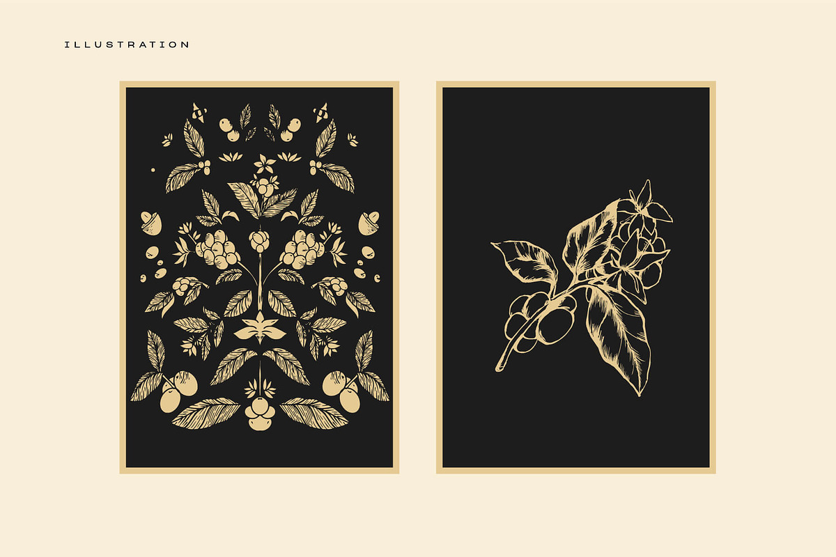 Coffee Handcrafted Illustration, an Illustration by Elysamunster (Photo 7 of 14)