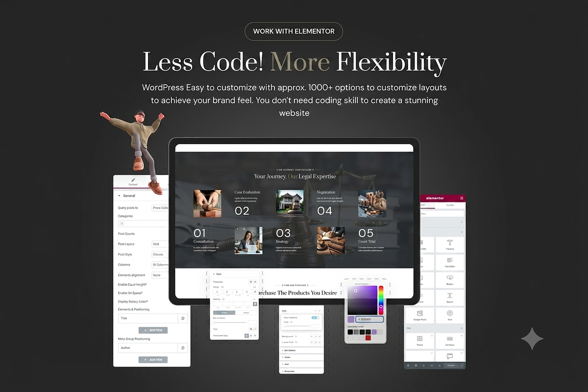 Lawhere - Attorney WordPress Theme, a WordPress Template by ThemesRain (Photo 2 of 3)
