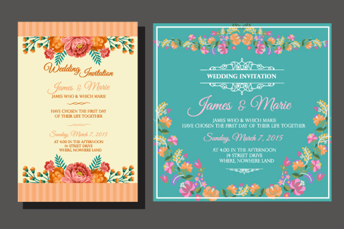Floral Wedding Design Template, a Templates & Theme by Propylparaben (Photo 9 of 10)