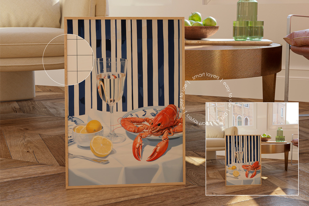 ADELE ROOM | Frame mockup set, a Household Mockup by yuliyuri.studio (Photo 31 of 44)