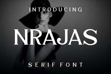 Nrajas, a Serif Font by lelevien