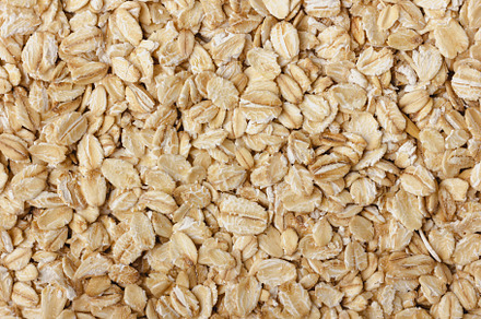 Oat flakes texture