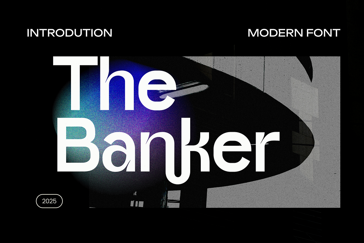 TheBanker San-serif Font, a Font by Compaq_Creative (Photo 1 of 10)