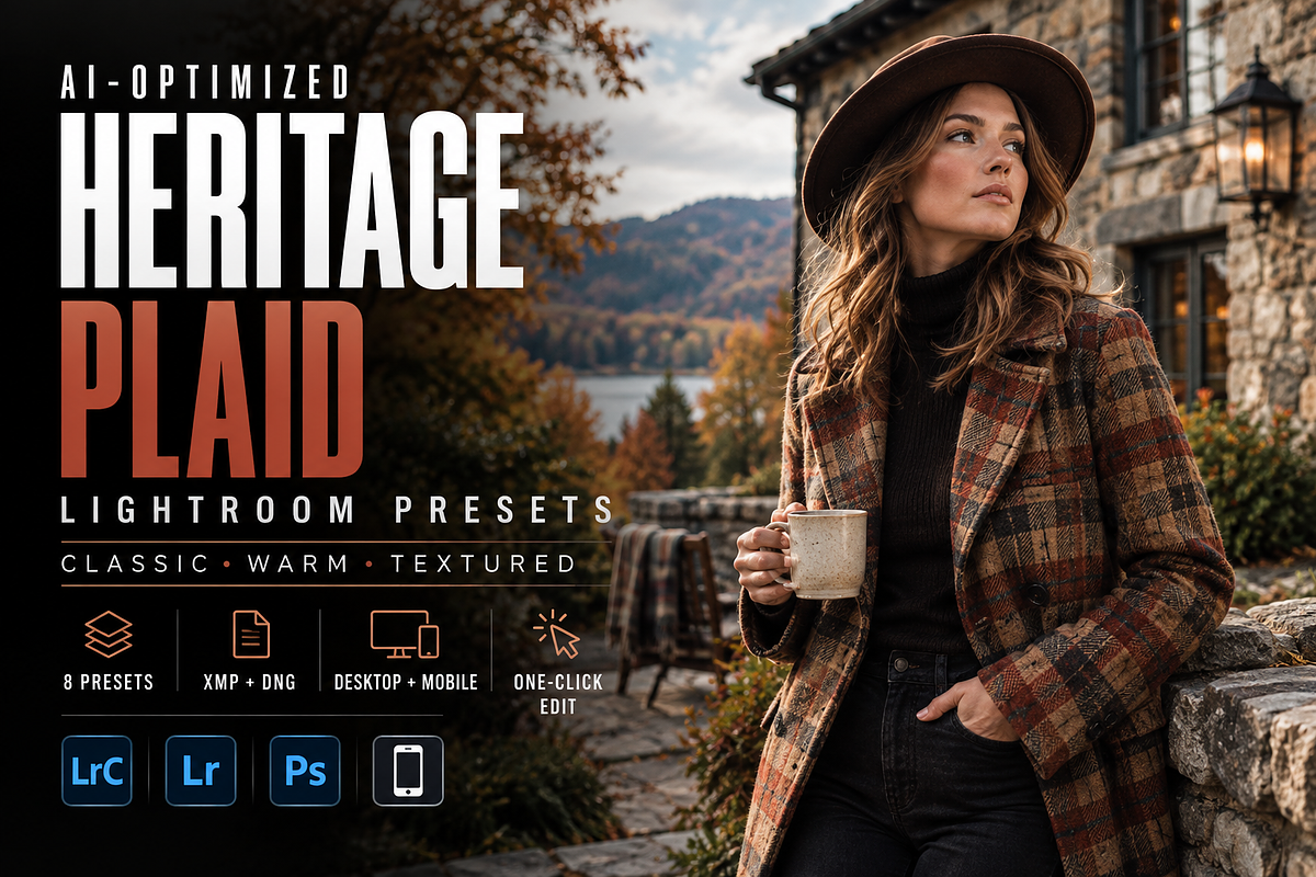 Heritage Plaid Lightroom Presets, a Preset Add-On by AAA Presets (Photo 1 of 18)