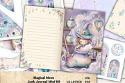 Magical Moon Junk Journal Kit V2, a Decorative Illustration by Print Haven Mochi Vintage (Thumbnail 1 of 5)