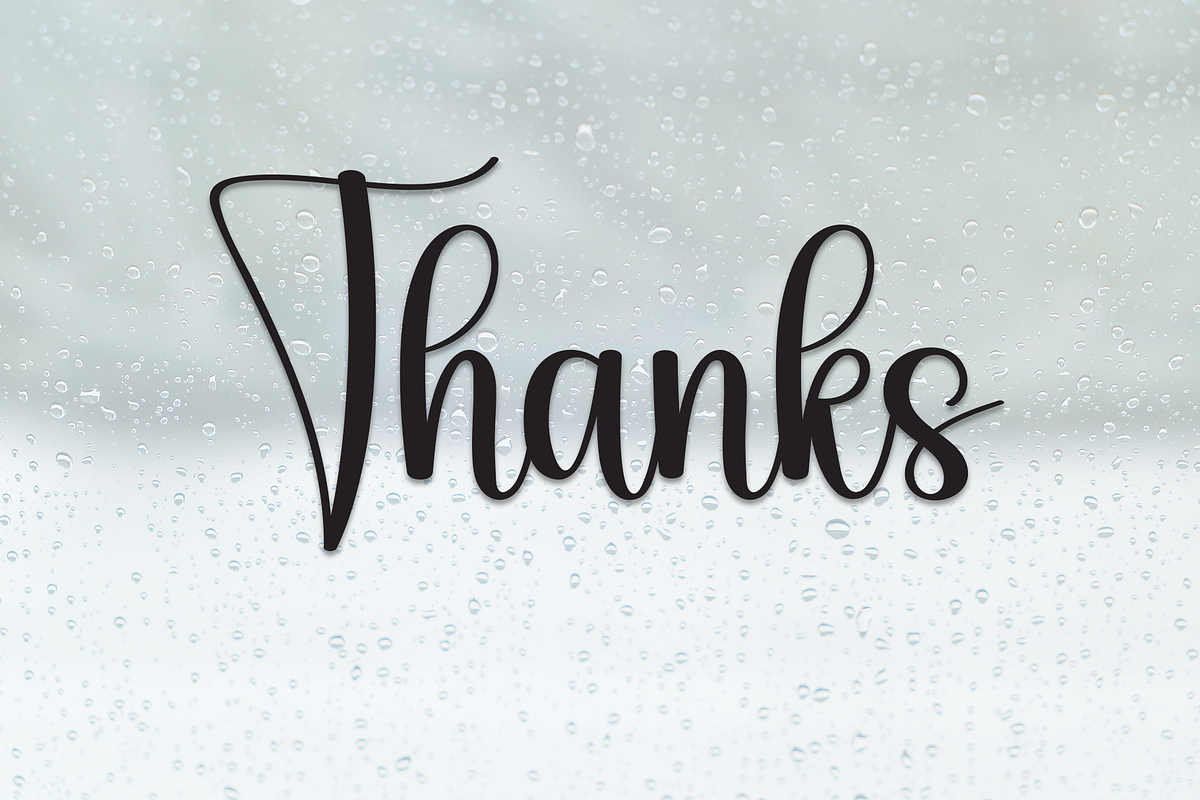 Rainyday | Script Font, a Handwritten Font by Scratchones (Photo 8 of 8)