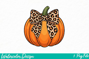 Coquette Pumpkin png T-Shirts, an Illustration by Watercolor design