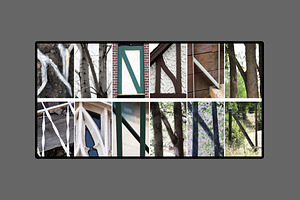 Alphabet Photography Letter N