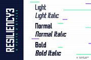 RESILIENCY FONT FAMILY, a Sans Serif Font by Alphabet Agency (Thumbnail 4 of 11)