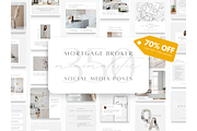 350 Mortgage Broker Posts Templates, a Social Media Template by ZoaniDesign (Thumbnail 1 of 10)