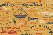 Wentworth Typeface, a Sans Serif Font by ngene (Thumbnail 2 of 10)