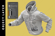 Dynamic Hoodie Mockup, a Hoody Mockup by LESZ Design (Thumbnail 2 of 8)