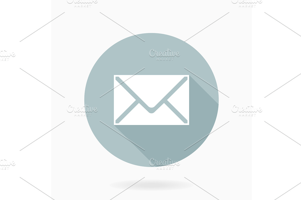 Modern Vector Mail Icon in the, an Icon by FineArtStudio (Photo 1 of 3)