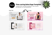 Minimalist Canva Sales Page Template, a Landing Page Template by The Blog Creative (Thumbnail 7 of 8)
