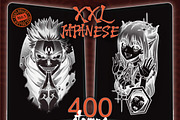 XXL Japanese Tattoo Procreate Bundle, a Brush Add-On by ProcreateInk (Thumbnail 7 of 10)