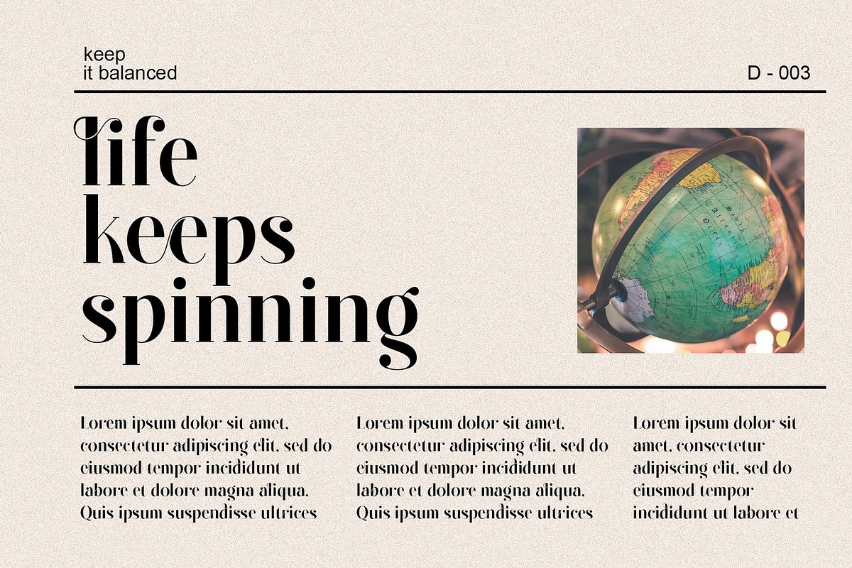 Okican - Elegant Serif, a Serif Font by Luna Shop (Photo 6 of 9)