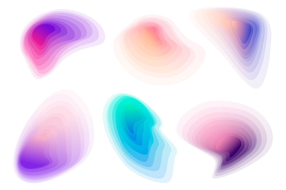 Gradient collection with 48 elements, a Texture Graphic by VitalexStudio (Photo 9 of 14)