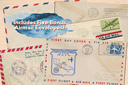 Airmail Postal Kit 140 Items, an Object Graphic by Piddix Archives (Thumbnail 5 of 5)