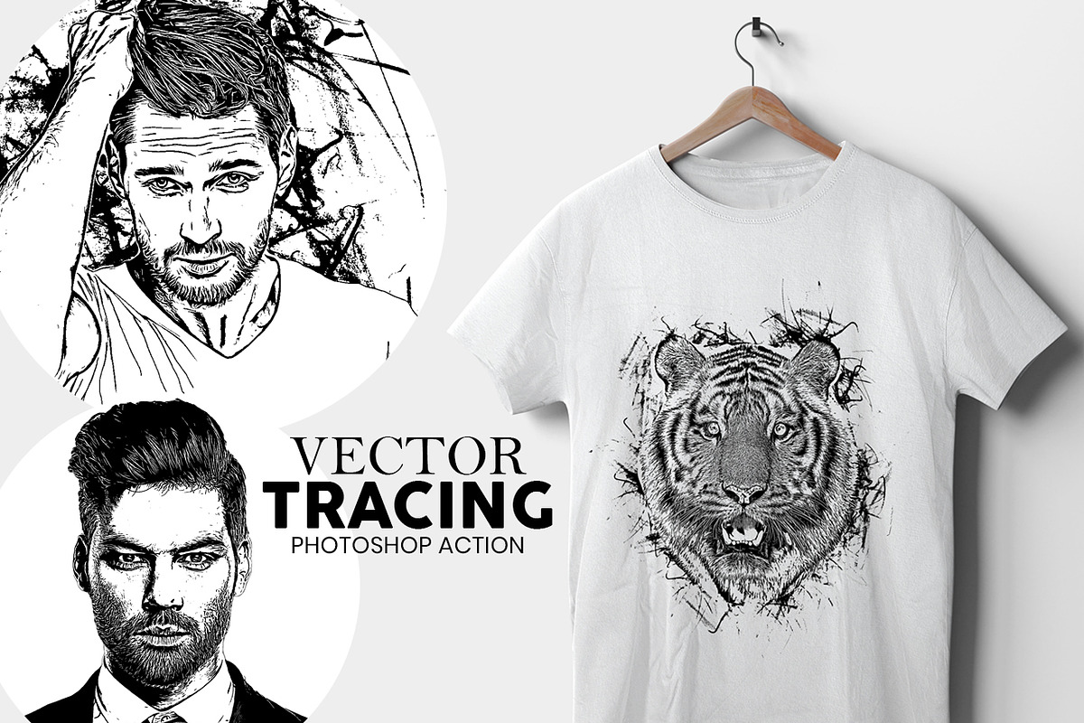 Vector Tracing Photoshop Action, an Action Add-On by MRI STUDIO (Photo 21 of 21)