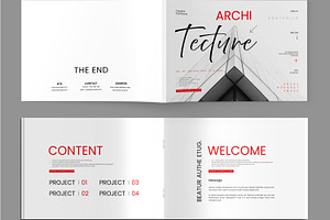 Architecture Portfolio Brochure, a Brochure Template by MightyDesign