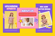 Sunny - Kids Fashion Socialmedia kit, a Social Media Template by Invisual Studio (Thumbnail 12 of 14)