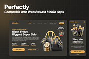 Black Friday Icon 3D Pack, an Object 3D Model by Haps Space (Thumbnail 3 of 5)
