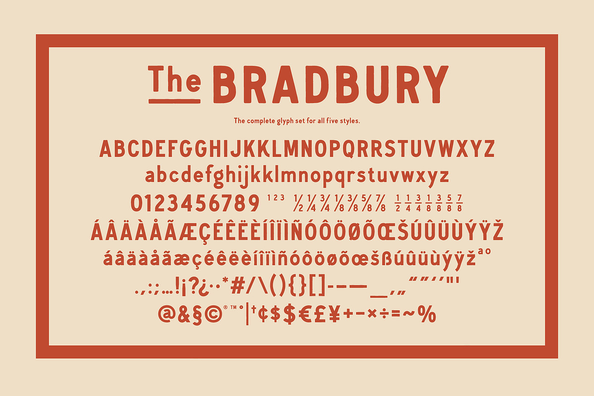 The Bradbury - A Hand Drawn Font, a Sans Serif Font by Komet & Flicker (Photo 12 of 12)