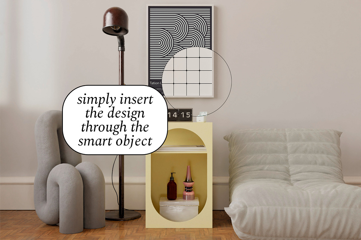 Interior & Frame Mockup Set AYLA, a Household Mockup by Bonumo (Photo 5 of 8)