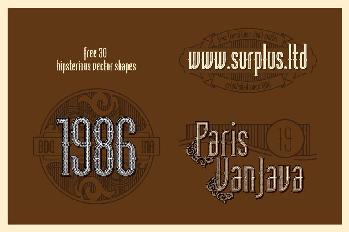 Skiltmaler Typeface, a Serif Font by Juru Rancang Studio (Photo 3 of 5)