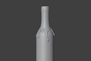 2 Wax-Dipped & Foil Top Wine Bottles, a Food & Drink 3D Model by ashleycam3ron (Thumbnail 5 of 8)