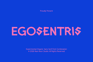 Egosentris - Experimental Sans Serif