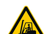 Yellow triangular forklift warning, an Object Illustration by ZinetroN (Thumbnail 3 of 3)