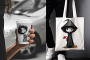 Whimsical Valentine Love princess, an Illustration by one-touch (Thumbnail 2 of 8)