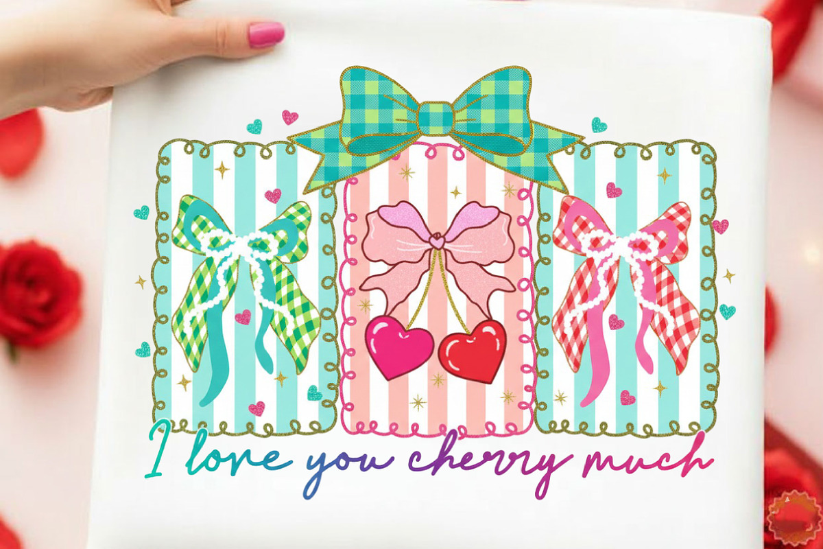 I Love You Cherry Much PNG, Coquette, an Illustration by designcity5 (Photo 7 of 8)
