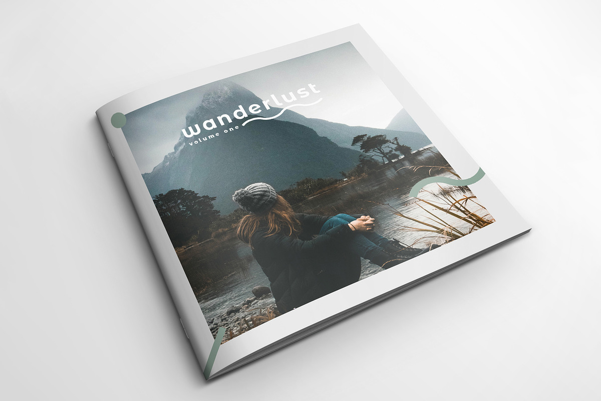Wanderlust Zine Template, a Magazine Template by Oh The Raven Studio (Photo 1 of 4)
