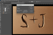 Carved Wood Text Mockup Template, a Mockup by Trot (Thumbnail 4 of 5)