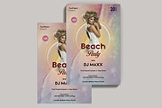 Beach Party PSD Flyer Template, a Flyer Template by Naim Selmani (Thumbnail 3 of 3)