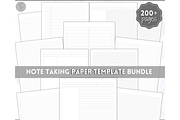 Note Taking Printable Paper Template, a Stationery Template by Templatables (Thumbnail 6 of 10)