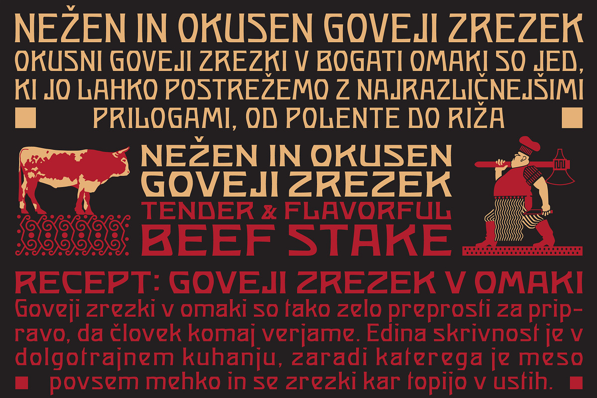Mendelson typeface preview 5