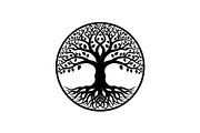 Tree of Life Circle SVG Bundle, an Illustration by Gfx_Store (Thumbnail 25 of 50)